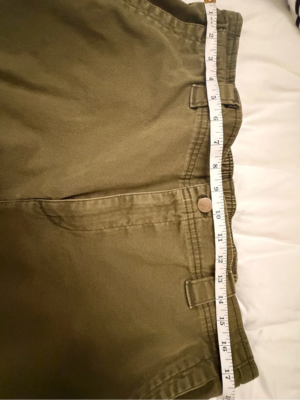 Old Navy Olive Green Balloon Cargo Jogger Pants - Picture 13 of 16